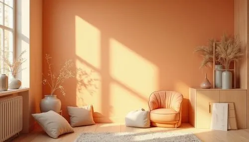 morning light,wall,home corner,peach color,warm colors,daylighting,windowblinds,sun light,wall lamp,wall light,danish room,sunburst background,orange,defence,interior decoration,autumn light,corner,interior decor,ochre,home interior,Photography,General,Realistic