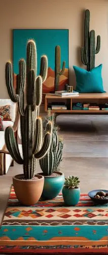 cacti,dutchman's-pipe cactus,interior decor,mid century modern,contemporary decor,kilim,cactuses,modern decor,sonoran,cactus,patterned wood decoration,turquoise wool,moroccan pattern,interior decoration,sonoran desert,turquoise leather,homeware,southwestern,bohemian art,boho art style,Art,Artistic Painting,Artistic Painting 30