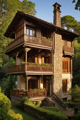 house in the mountains,house in mountains,forest house,wooden house,house in the forest,chalet,beautiful home,the cabin in the mountains,smolyan,tree house hotel,summer cottage,house with lake,timber house,private house,two story house,metsovo,dilijan,traditional house,dreamhouse,casabella,Illustration,American Style,American Style 04