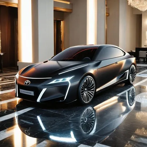 inside a posh hotel with super white background with shiny white marble floor and reflection of the car on the floor,honda cr-x,futuristic car,peugeot ludix,peugeot 908 hdi fap,aston martin lagonda,el