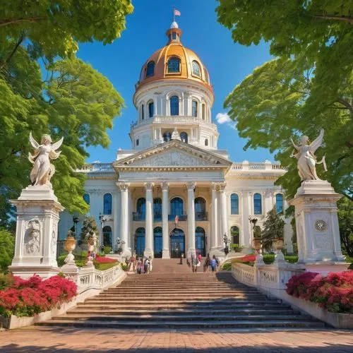 state capital,statehouse,nauvoo,capitols,capitol,capital building,virginia,helliniko,bancboston,capitol square,gubernatorial,harrisburg,massachusetts,rva,vt,providence,maine,legislatures,statehouses,madisonian,Illustration,Realistic Fantasy,Realistic Fantasy 02