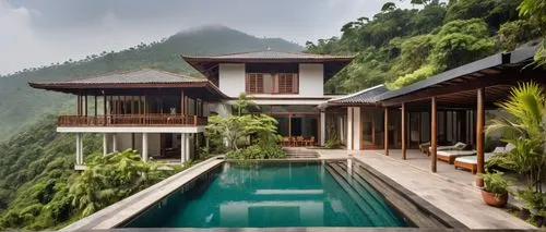 amanresorts,asian architecture,house in mountains,house in the mountains,vietnam,tailandia,Photography,General,Realistic