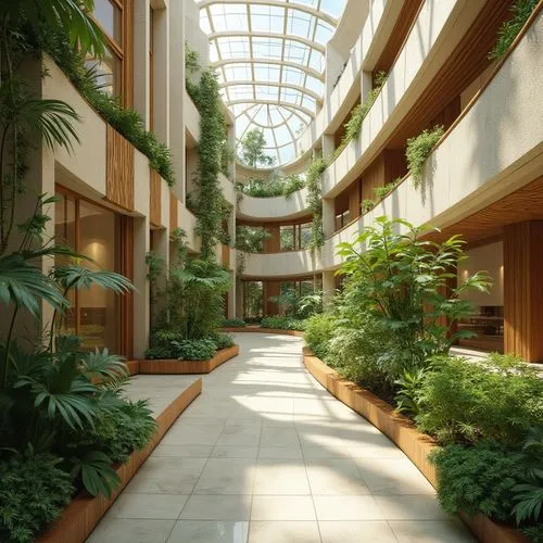 atriums,courtyards,wintergarden,atrium,woodway,breezeway,streamwood,winter garden,skyways,biopolis,walkway,sunnybrook,philodendrons,conservatory,corridors,houseplants,plant tunnel,masdar,courtyard,indoor,Photography,General,Realistic