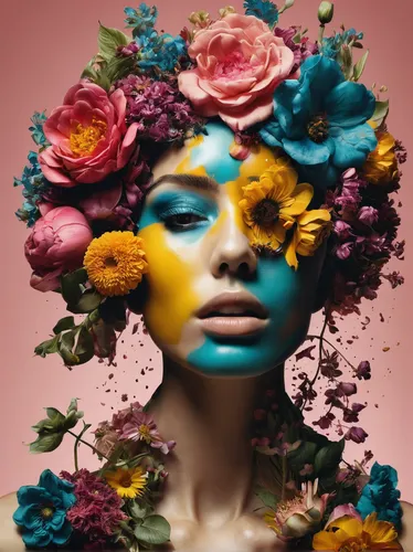 girl in flowers,wreath of flowers,floral composition,flower wall en,blooming wreath,girl in a wreath,flower art,vintage flowers,colorful floral,flora,beautiful girl with flowers,floral wreath,flower wreath,flowers png,floral design,flowers fall,colorful flowers,flower hat,flower nectar,flower mix,Photography,Artistic Photography,Artistic Photography 05