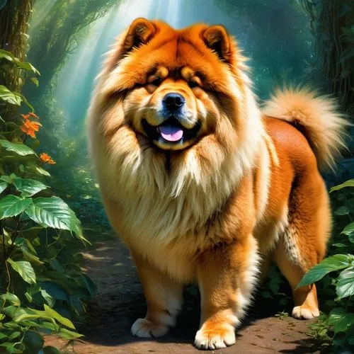 eurasier,finnish lapphund,swedish lapphund,german spitz mittel,german spitz,chow-chow,german spitz klein,tervuren,tibetan mastiff,chinese imperial dog,chow chow,forest king lion,formosan mountain dog,pomeranian,giant dog breed,carpathian shepherd dog,canadian eskimo dog,icelandic sheepdog,dog pure-breed,akita inu,Conceptual Art,Fantasy,Fantasy 05