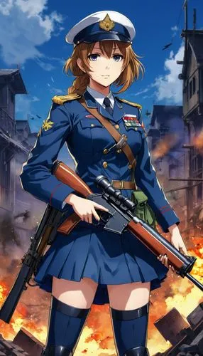 kokonin,anzio,katyusha,putina,servicewoman,lieutenant,mutsu,kriegsman,ilsa,chiyoda,kazuhisa,rzb,fraulein,eugen,tokarev,rifle,kriegstein,kuribayashi,przechlewo,kriegsmarine,Illustration,Japanese style,Japanese Style 03