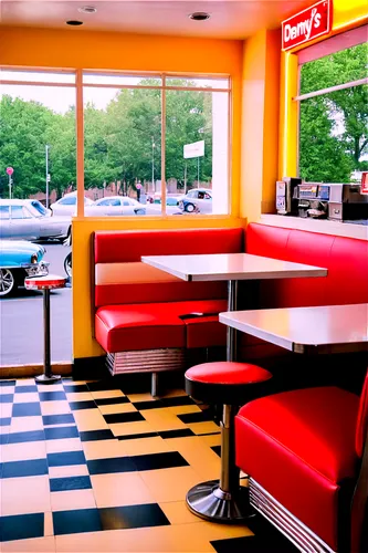 retro diner,tailpipes,eggleston,fifties,diners,midcentury,diner,spangles,drive in restaurant,mcquarters,archies,coney,kitschy,tinseltown,soda shop,whataburger,norms,empty interior,truckstop,eatery,Illustration,Abstract Fantasy,Abstract Fantasy 08