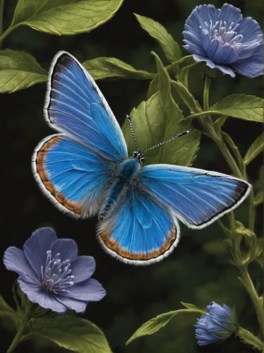 Create a suspenseful short story revolving around a mysterious common blue gem that possesses extraordinary abilities.,blue butterfly background,ulysses butterfly,mazarine blue butterfly,lycaena phlae