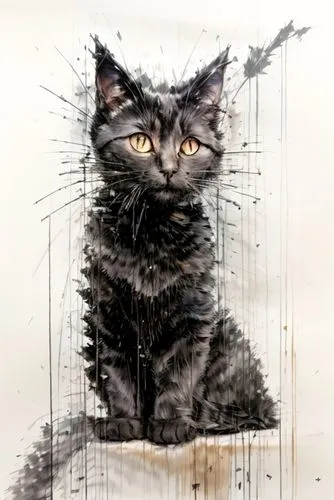 a cat,cat vector,cat portrait,watercolor cat,drawing cat,gray cat,pet portrait,domestic short-haired cat,cat drawings,gray kitty,cat frame,animal portrait,rain cats and dogs,cat-ketch,cartoon cat,tabb