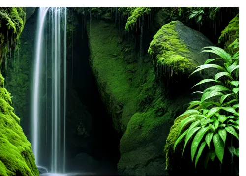 green waterfall,nature background,nature wallpaper,green wallpaper,cartoon video game background,water fall,background view nature,waterfall,waterval,3d background,landscape background,windows wallpaper,brown waterfall,green background,water falls,waterfalls,digital background,tropical forest,forest background,cascada,Illustration,Black and White,Black and White 24