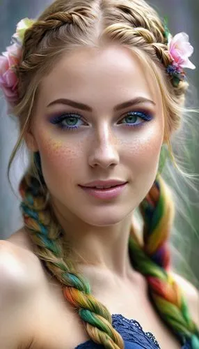 upbraids,braid african,upbraid,plaited,rasta braids,fishtailed,braid,pippi longstocking,elven flower,beautiful girl with flowers,aromanians,braids,tuatha,longstocking,upbraiding,margairaz,faery,seelie,eilonwy,feather headdress,Conceptual Art,Daily,Daily 32