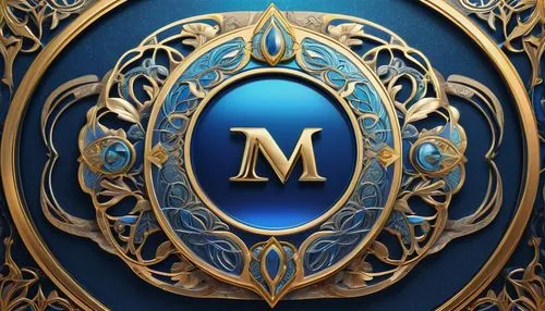 m badge,monogram,art nouveau frame,maelstrom,steam icon,icon magnifying,art nouveau frames,mazarine blue,letter m,libra,frame border illustration,logo header,mantle,steam logo,m m's,masonic,award background,monarch online london,art nouveau design,masquerade,Illustration,Realistic Fantasy,Realistic Fantasy 31