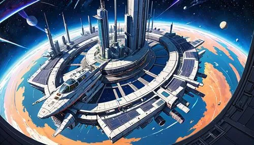 cg artwork,victory ship,futuristic landscape,sci fiction illustration,flagship,federation,sky space concept,scifi,space ships,space port,star ship,space station,factory ship,battlecruiser,starship,space ship,ship of the line,spaceship space,sci - fi,sci-fi,Anime,Anime,Realistic