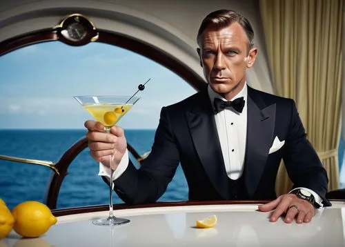 classic cocktail,cocktail,vodka martini,champagne cocktail,harvey wallbanger,james bond,french 75,daniel craig,cocktails,bond,corpse reviver,cocktail garnish,tom collins,advocaat,martini,bacardi cocktail,concierge,vesper,cocktail with ice,barman,Illustration,Realistic Fantasy,Realistic Fantasy 19