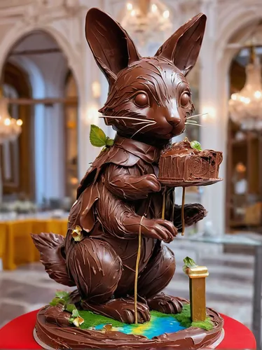 chocolatier,ratatouille,musical rodent,chocolate fountain,year of the rat,swiss chocolate,petit gâteau,chocolate,ganache,chocolate bar,mainzelmännchen,pâtisserie,french confectionery,gnome and roulette table,kopi luwak,brown rabbit,pinocchio,allies sculpture,bronze sculpture,mozartkugel,Conceptual Art,Graffiti Art,Graffiti Art 02