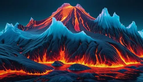 lava,volcanic,volcanism,volcanic landscape,volcanos,lava flow,volcanoes,eruptive,volcanic eruption,fire mountain,eruptions,stratovolcanoes,eruption,volcaniclastic,active volcano,lava river,vulcano,erupting,metavolcanic,the volcano,Photography,Artistic Photography,Artistic Photography 03