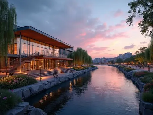 riverwoods,montlake,false creek,boathouse,house by the water,overlake,waterside,ravinia,naperville,riverfront,snohetta,creekside,oakbrook,lakeside,west lake,river side,coquitlam,phototherapeutics,waterfront,winspear,Photography,General,Realistic