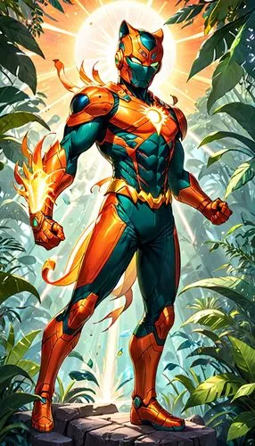 groot super hero,aquaman,cat warrior,jaguar,panther,thundercat,firestar,michelangelo,king of the jungle,patrol,canis panther,sun god,gorilla soldier,cg artwork,a tiger,cleanup,tiger,tigerle,amurtiger,hanuman,Anime,Anime,General