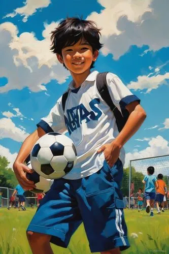 children's soccer,soccer player,youth sports,oil on canvas,footballer,soccer ball,oil painting on canvas,football player,wall & ball sports,soccer,sports jersey,sports uniform,oil painting,playing sports,soccer kick,women's football,soccer field,sports wall,soccer-specific stadium,kids illustration,Conceptual Art,Oil color,Oil Color 04