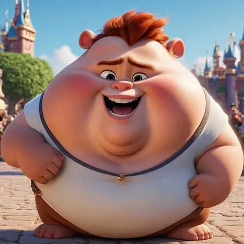 Cute chubby brave heart Disney Pixar character ,stav,obelix,wheezer,jumba,lipumba,quasimodo,disney character,allardyce,theodore,greek,hunchbacked,smee,postecoglou,gordito,usmanov,chesty,borisovich,rai