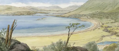 A reconstruction of the ancient female, based on DNA extracted from ancient birch pitch,edward lear,coastal landscape,beach landscape,lake tanuki,laguna verde,navajo bay,rapanui,ascension island,punak