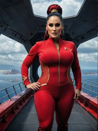 captain marvel,trek,flight attendant,star trek,stewardess,yuri gagarin,red super hero,plus-size model,captain,red tunic,ronda,maraschino,red chief,starship,red,delta,captain p 2-5,space tourism,qantas,airpod,Photography,General,Fantasy