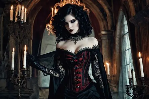 gothic fashion,gothic woman,gothic portrait,gothic dress,gothic style,gothic,dark gothic mood,vampire lady,vampire woman,corset,victorian style,victorian lady,queen of hearts,goth woman,vampire,dracula,sorceress,victorian fashion,dark angel,gothic architecture,Art,Artistic Painting,Artistic Painting 46