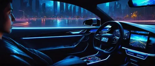 3d car wallpaper,autonomous driving,car interior,automotive lighting,car dashboard,night highway,dashboard,ufo interior,mercedes interior,drive,electric driving,behind the wheel,automotive navigation system,futuristic car,technology in car,driving car,car lights,car radio,windshield,car drawing,Conceptual Art,Daily,Daily 34