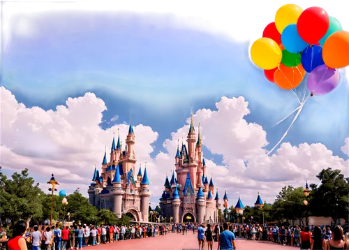 shanghai disney,walt disney world,disneyland park,magic kingdom,disney land,disney-land,disney world,tokyo disneyland,disney castle,cinderella's castle,disneyland paris,hot-air-balloon-valley-sky,disney,euro disney,cinderella castle,the disneyland resort,sleeping beauty castle,walt disney,fairy tale castle,disneyland,Conceptual Art,Fantasy,Fantasy 17