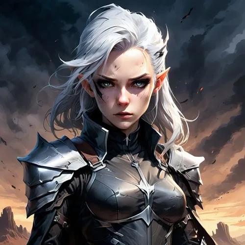 ciri,dark elf,aegon,cirta,elona,khatuna,Conceptual Art,Fantasy,Fantasy 02