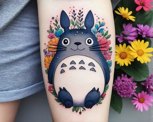 my neighbor totoro,studio ghibli,kawaii animal patch,whimsical animals,kawaii animal patches,fairy penguin,flower animal,forearm,kawaii animals,on the arm,kawaii owl,hedgehog,adã©lie penguin,baby-penguin,round kawaii animals,tattoo artist,kawaii panda,rabbit owl,fauna,anthropomorphized animals,Photography,Documentary Photography,Documentary Photography 30