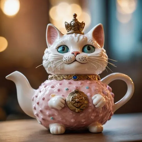 tea party cat,cat drinking tea,porcelaine,fragrance teapot,vintage teapot,asian teapot,Photography,General,Cinematic