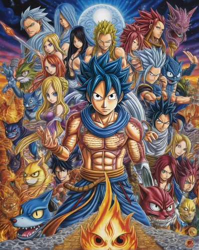 fairy tail,son goku,goku,dragon ball,dragonball,dragon slayers,dragon ball z,my hero academia,dragon slayer,vegeta,birthday banner background,easter banner,halloween banner,nikuman,fire background,a3 poster,trunks,playmat,magi,thanksgiving background,Illustration,Abstract Fantasy,Abstract Fantasy 21