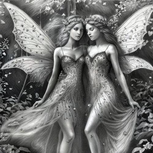 vintage fairies,fairies,fairies aloft,angels,faery,faerie,wood angels,angel's trumpets,mermaids,angel and devil,fantasy picture,fantasy art,celtic woman,christmas angels,butterflies,angel trumpets,angels of the apocalypse,gemini,fairy,butterfly dolls,Art sketch,Art sketch,Ultra Realistic