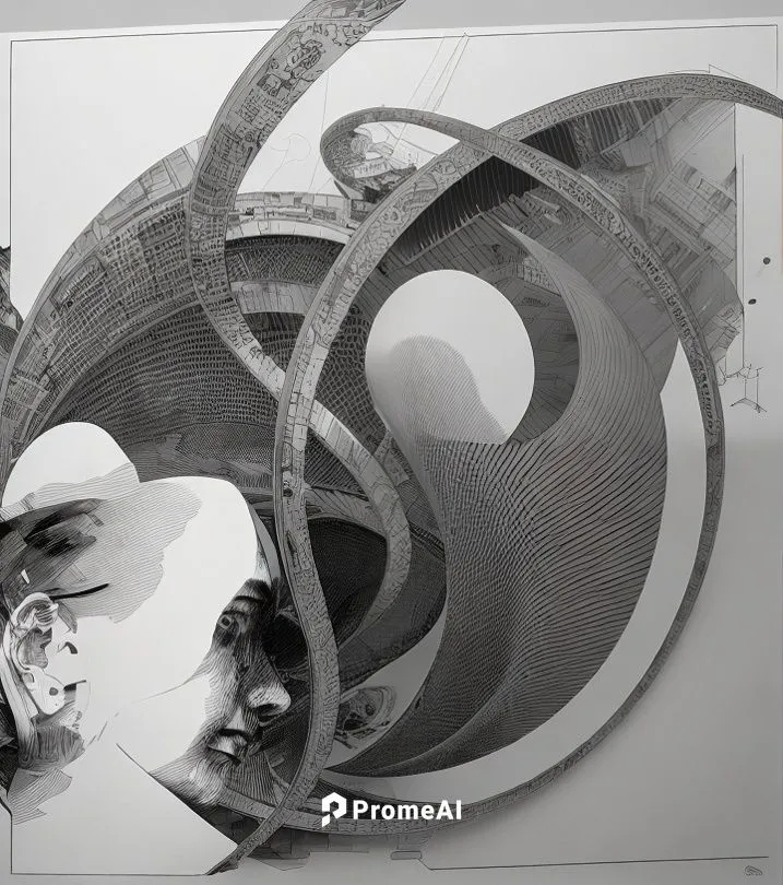 For psychological comfort in architecture,circular saw,klaus rinke's time field,paper art,kinetic art,steel sculpture,spiral binding,photomontage,fragments,spirograph,torus,matruschka,mechanical fan,f