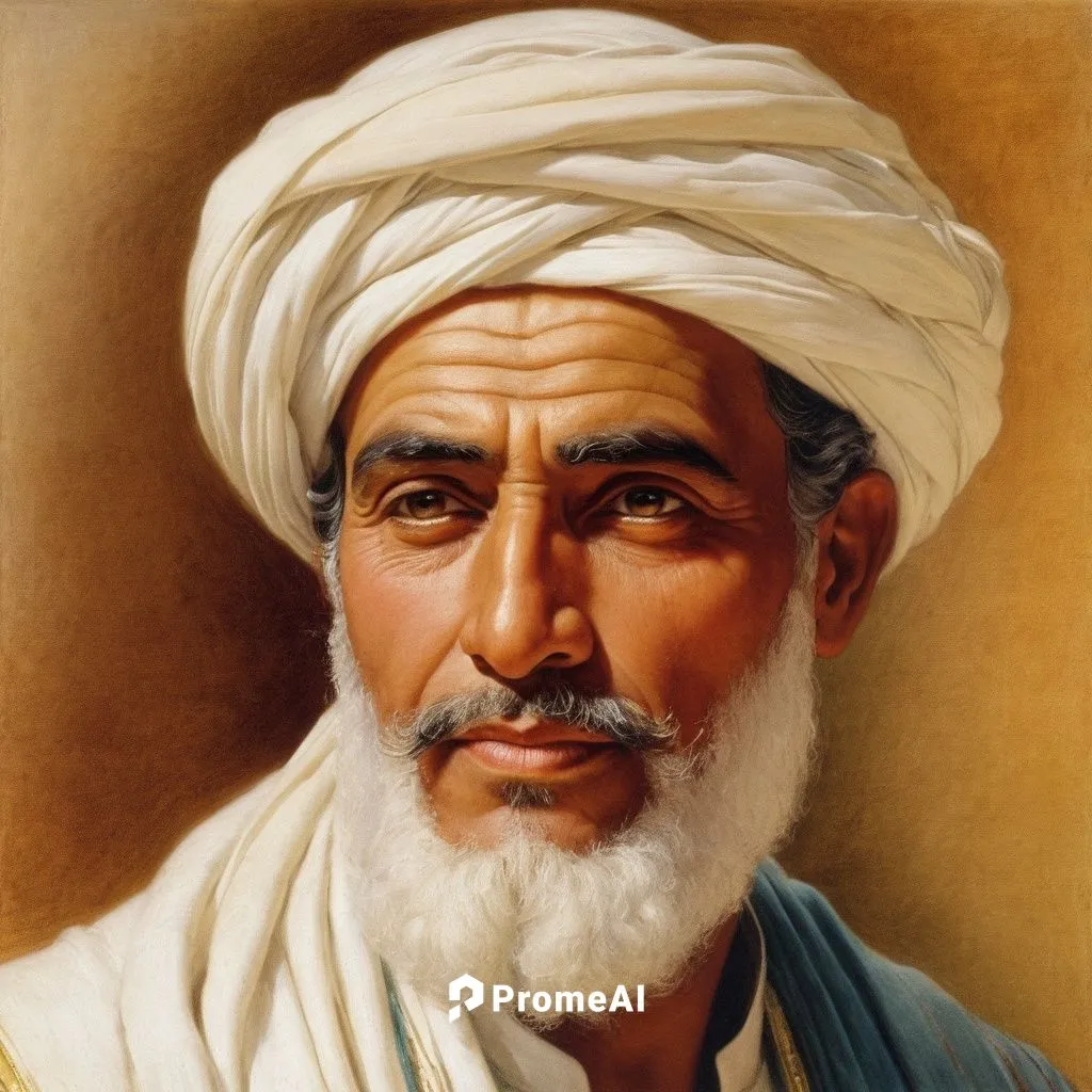 an arabic man charachter portrait,mandaeans,ferdowsi,syedna,turban,maimonides,nasruddin,avicenna,khorramshahi,qassem,mawlana,karroubi,molana,saadi,khalifatul,bafarawa,ghazali,khaldiyah,suleimani,salah