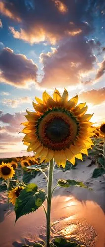 flower in sunset,sunflower,sun flower,sunflower field,helianthus sunbelievable,sun flowers,Photography,Artistic Photography,Artistic Photography 03