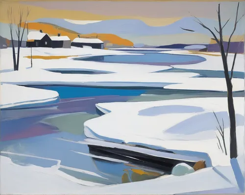 winter landscape,snow landscape,ice landscape,river landscape,carol colman,brook landscape,olle gill,flowing creek,snowy landscape,reeds wintry,snow scene,winter lake,braided river,snowy still-life,salt meadow landscape,ice floes,snow fields,watercourse,heather winter,raven river,Art,Artistic Painting,Artistic Painting 41