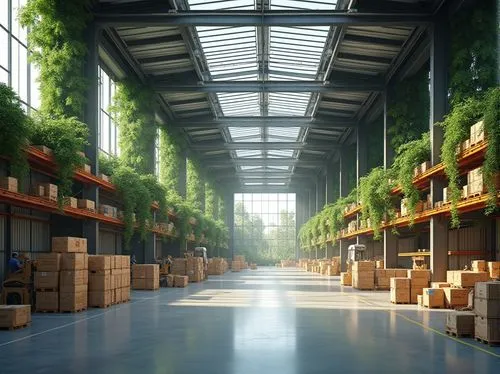 warehouses,juice plant,warehousing,warehouse,greenhouse,packinghouse,greenhouses,foodplant,industrial hall,vinery,vegetable market,ecoterra,industrial plant,horticultural,greenmarket,container plant,lumberyards,sugar plant,greenmarkets,manufactory,Photography,General,Realistic