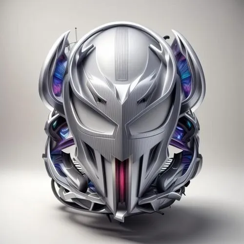 lacrosse helmet,motorcycle helmet,bicycle helmet,helmet,decepticon,scarab,equestrian helmet,magneto-optical drive,ski helmet,chrome,welding helmet,magneto-optical disk,chrome steel,football helmet,silver,helmets,head plate,ffp2 mask,soldier's helmet,goaltender mask