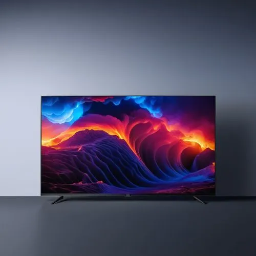 a philips televsion with dark black on the backround same on the picture 
,the new samsung ultra - wide tv with an abstract design,plasma tv,xiaomin,television,techradar,hdtv,uhd,Photography,General,R