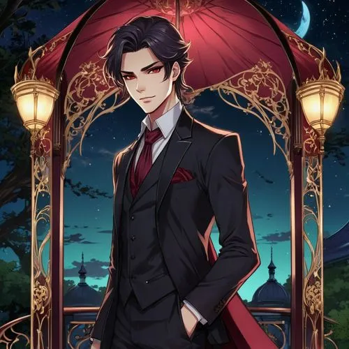 kyoya,alucard,giovanni,dracula,cantarella,dark suit,kaneshiro,issei,baskerville,vampire,sebastian,count dracula,shuwen,vlad,edmond,salieri,dhampir,reiji,carstairs,anatolius,Illustration,Retro,Retro 13