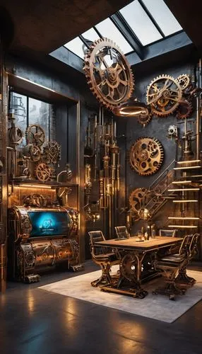 steampunk gears,steampunk,clockworks,clockmakers,watchmaker,clockmaker,engine room,orrery,horology,watchmakers,antiquorum,manufactory,the boiler room,distillation,astrolabes,sanctorum,dictionarium,orchestrion,gallifreyan,deakins,Illustration,Realistic Fantasy,Realistic Fantasy 13