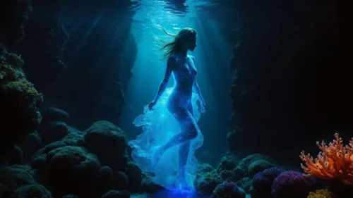 fathom,blue cave,underwater background,undersea,deep ocean,mermaid background