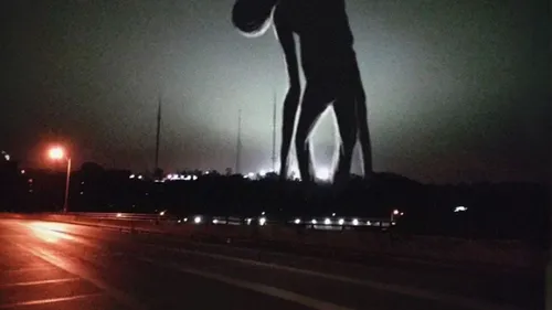 walking man,man silhouette,close encounters of the 3rd degree,the statue,aliens,eerie,slender,steel sculpture,public art,alien invasion,statue jesus,podgorica,praying hands,minsk,silhouette of man,omi