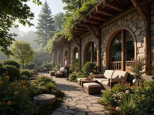 front porch,summer cottage,porch,beautiful home,country estate,home landscape,cryengine,landscaped,house in the mountains,garden bench,forest house,landscaping,sansar,country cottage,cottage garden,patio,terrace,patios,pergola,conservatory