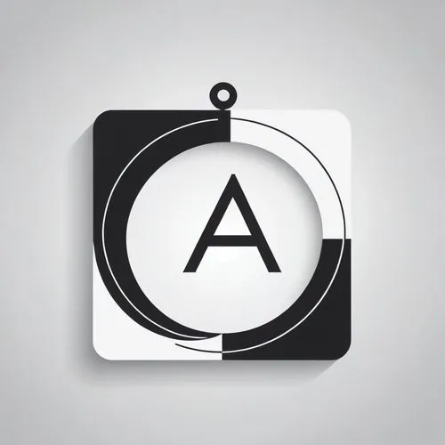 a letter is on the paper tag with a shadow,letter a,akademy,akqa,ampersand,aac,ataa