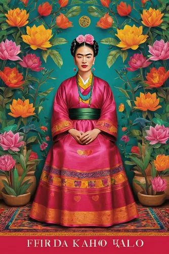 frida,kahila garland-lily,kimono fabric,cd cover,cover,kalua,book cover,kaldereta,farofa,ikebana,filipino,e-book,catalog,geisha,falooda,mikado,mexican calendar,kai bei,hanbok,hula,Art,Artistic Painting,Artistic Painting 31