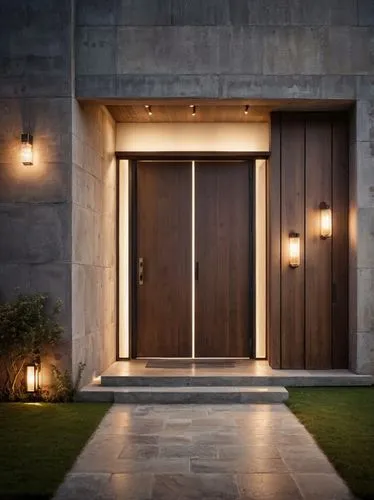 hinged doors,wooden door,landscape lighting,sliding door,home door,metallic door,landscape design sydney,security lighting,garden door,corten steel,steel door,doors,garden design sydney,front door,landscape designers sydney,the threshold of the house,door trim,open door,iron door,door