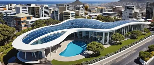 fresnaye,niteroi,residencial,futuristic architecture,seidler,interlace,infinity swimming pool,freyberg,futuristic art museum,roof top pool,hotel barcelona city and coast,umhlanga,monaco,landscape design sydney,utzon,faena,etfe,modern architecture,arcology,edificio,Art,Artistic Painting,Artistic Painting 23